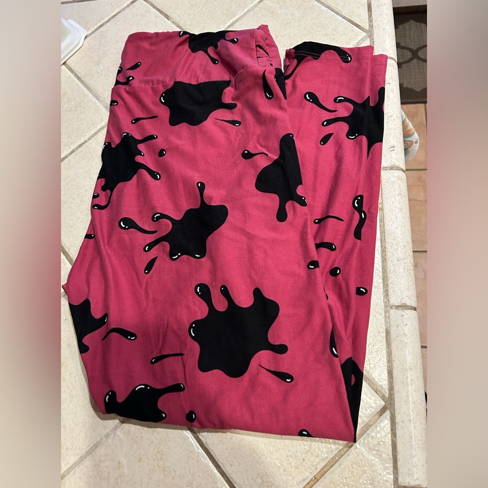 Lularoe leggings tc2 paint splotches